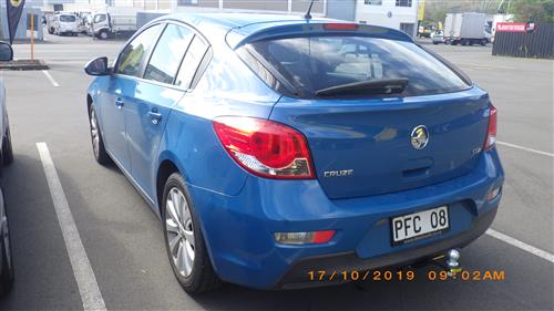 HOLDEN CRUZE HATCHBACK 2008-2017